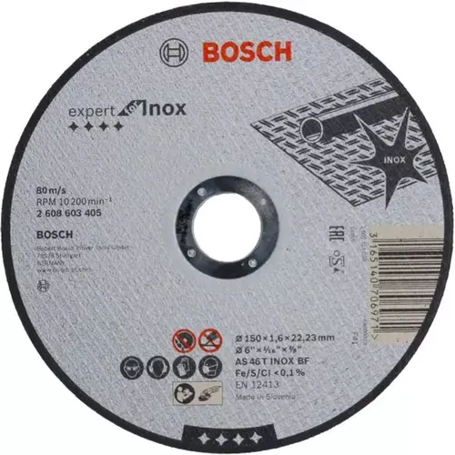 Dělicí kotouč rovný Expert for Inox  BOSCH 2608603405