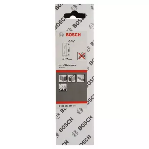 Diamantová vrtací korunka pro vrtání za sucha G 1/2"  BOSCH 2608587319