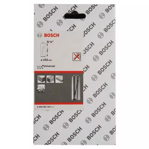 Diamantová vrtací korunka pro vrtání za sucha G 1/2"  BOSCH 2608587327