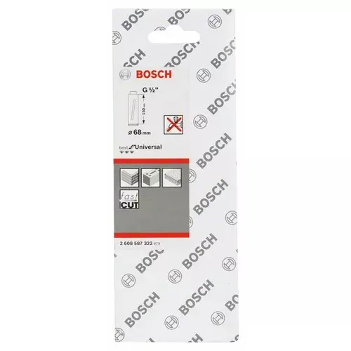 Diamantová vrtací korunka pro vrtání za sucha G 1/2"  BOSCH 2608587322