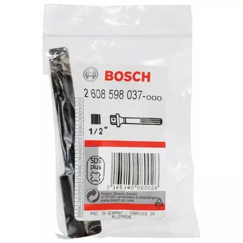 Adaptér SDS plus na vnějším čtyřhranu 1/2" BOSCH 2608598037