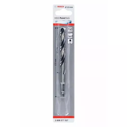 Spirálový vrták HSS PointTeQ Hex 10,0 mm  BOSCH 2608577537