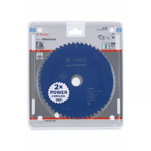 Pilový kotouč Expert for Aluminium pro akumulátorové pily 190×1,8/1,3×30 T54 BOSCH 2608644541