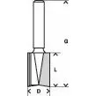 Drážkovací fréza, 6 mm, D1 9.5 mm, L 19,5 mm, G 51 mm  BOSCH 2608628442