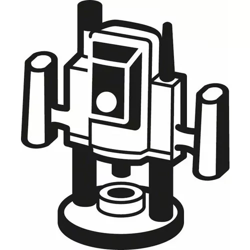 Falcovací fréza se stopkou 6 mm, D1 25,4 mm, L 12,4 mm, G 54 mm  BOSCH 2608628449