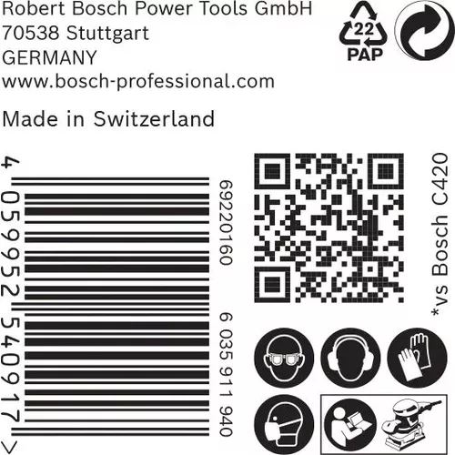 Brusná mřížka EXPERT M480 pro vibrační brusky 93 × 186 mm, G 100, 50 ks BOSCH 2608900753