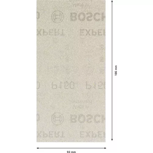 Brusná mřížka EXPERT M480 pro vibrační brusky 93 × 186 mm, G 150, 50 ks BOSCH 2608900755