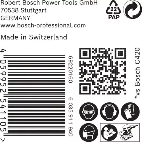 Brusná mřížka EXPERT M480 pro vibrační brusky 115 × 230 mm, G 120, 50 ks BOSCH 2608900772