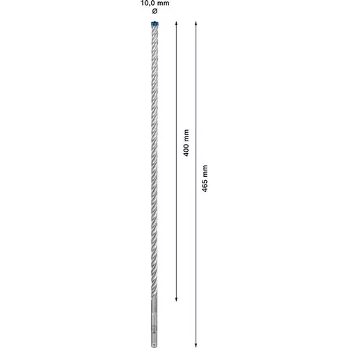 Vrták do kladiv EXPERT SDS plus-7X, 10 × 400 × 465 mm BOSCH 2608900102