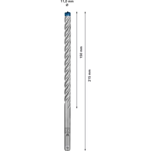 Vrták do kladiv EXPERT SDS plus-7X, 11 × 150 × 215 mm BOSCH 2608900106