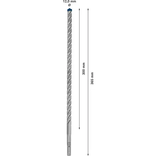 Vrták do kladiv EXPERT SDS plus-7X, 12 × 300 × 365 mm BOSCH 2608900112