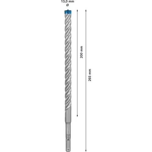 Vrták do kladiv EXPERT SDS plus-7X, 13 × 200 × 265 mm BOSCH 2608900118