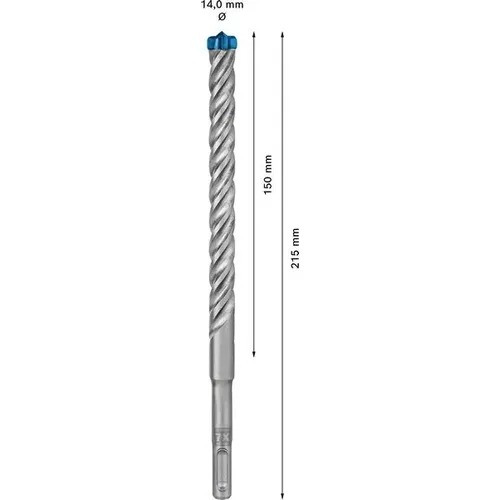 Vrták do kladiv EXPERT SDS plus-7X, 14 × 150 × 215 mm BOSCH 2608900120