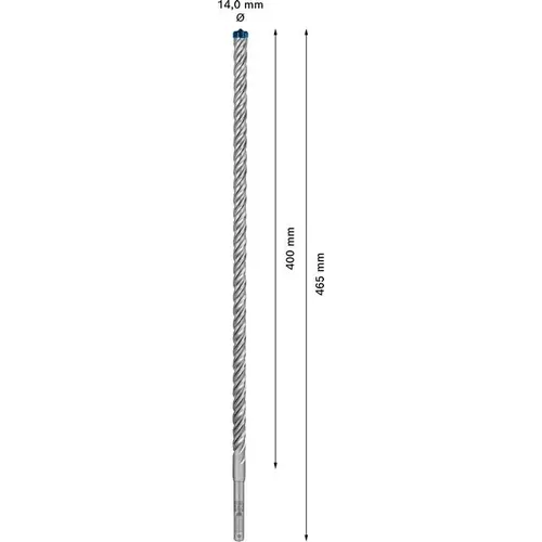 Vrták do kladiv EXPERT SDS plus-7X, 14 × 400 × 465 mm BOSCH 2608900124