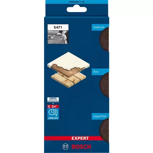 Špalík EXPERT S471 Standard 69 × 97 × 26 mm, M, F, SF, 3 ks BOSCH 2608901175