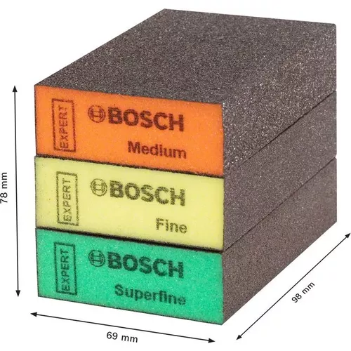 Špalík EXPERT S471 Standard 69 × 97 × 26 mm, M, F, SF, 3 ks BOSCH 2608901175