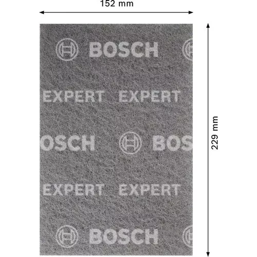 Podložka z rouna EXPERT N880 pro ruční broušení 152 × 229 mm, ultra jemná S BOSCH 2608901216