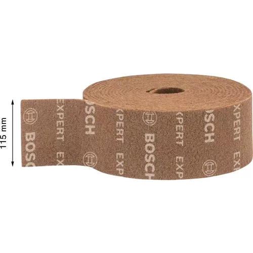 Rounová role EXPERT N880 pro ruční broušení 115 mm × 10 m, hrubá A BOSCH 2608901227