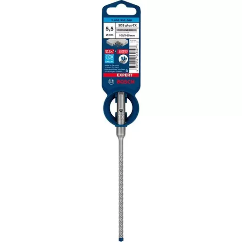 Vrták do kladiv EXPERT SDS plus-7X, 5,5 × 100 × 165 mm BOSCH 2608900066