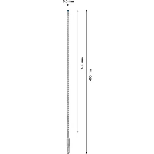 Vrták do kladiv EXPERT SDS plus-7X, 6 × 400 × 465 mm BOSCH 2608900076