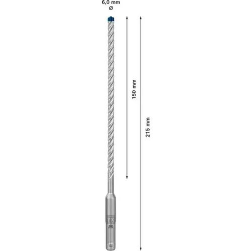 Vrták do kladiv EXPERT SDS plus-7X, 6 × 150 × 215 mm, 10 ks BOSCH 2608900161