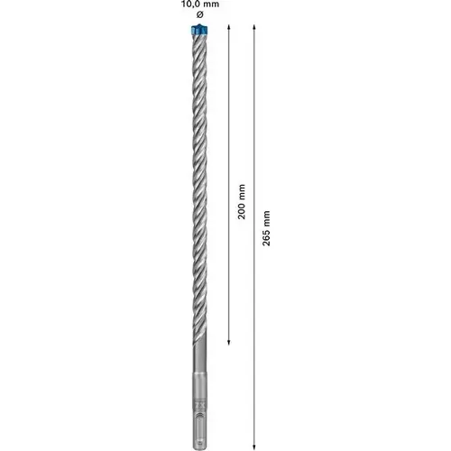 Vrták do kladiv EXPERT SDS plus-7X, 10 × 200 × 265 mm, 30 ks BOSCH 2608900188