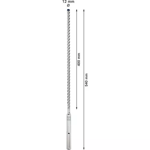 Vrták do kladiv EXPERT SDS max-8X, 12 × 400 × 540 mm BOSCH 2608900202