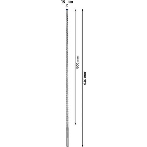 Vrták do kladiv EXPERT SDS max-8X, 16 × 800 × 940 mm BOSCH 2608900217