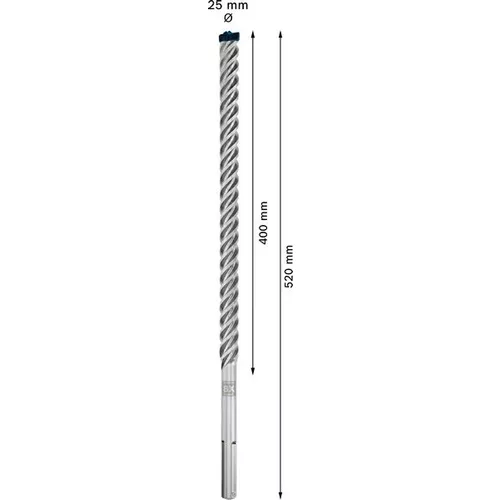 Vrták do kladiv EXPERT SDS max-8X, 25 × 400 × 520 mm BOSCH 2608900241