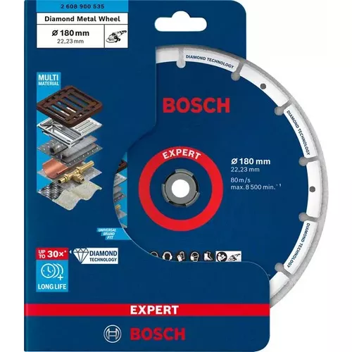 Řezný kotouč EXPERT Diamond Metal Wheel 180 × 22,23 mm BOSCH 2608900535