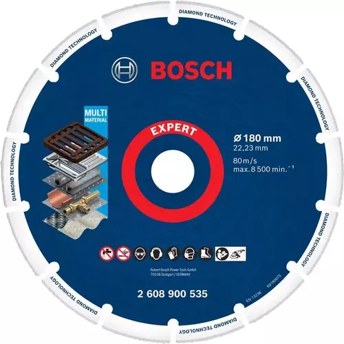 Řezný kotouč EXPERT Diamond Metal Wheel 180 × 22,23 mm BOSCH 2608900535