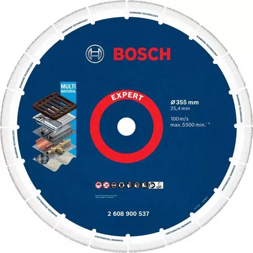 Velký řezný kotouč EXPERT Diamond Metal Wheel 355 × 25,4 mm BOSCH 2608900537