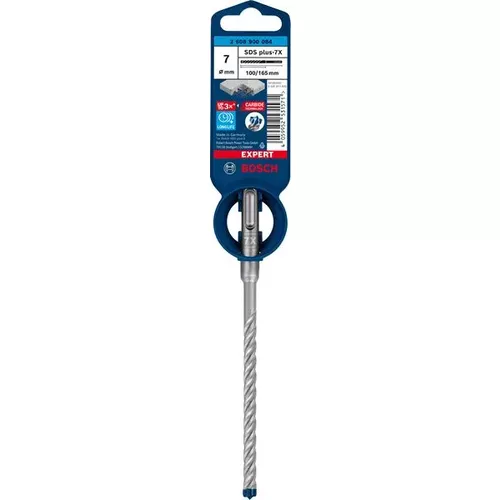 Vrták do kladiv EXPERT SDS plus-7X, 7 × 100 × 165 mm BOSCH 2608900084