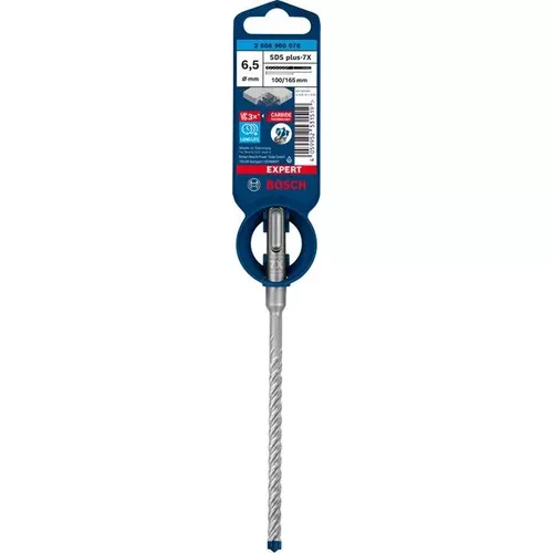 Vrták do kladiv EXPERT SDS plus-7X, 6,5 × 100 × 165 mm BOSCH 2608900078