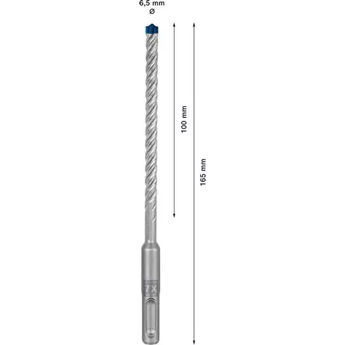 Vrták do kladiv EXPERT SDS plus-7X, 6,5 × 100 × 165 mm BOSCH 2608900078