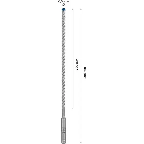 Vrták do kladiv EXPERT SDS plus-7X, 6,5 × 200 × 265 mm BOSCH 2608900080