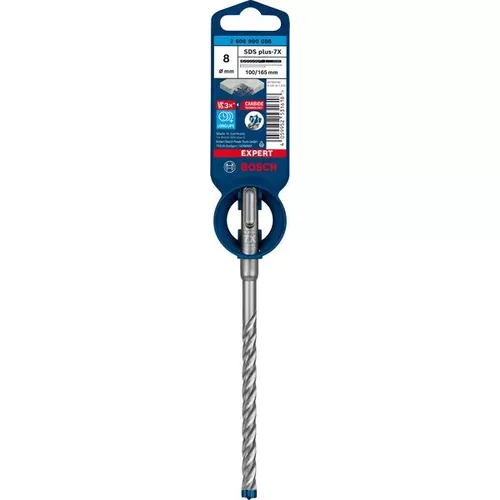 Vrták do kladiv EXPERT SDS plus-7X, 8 × 100 × 165 mm BOSCH 2608900088