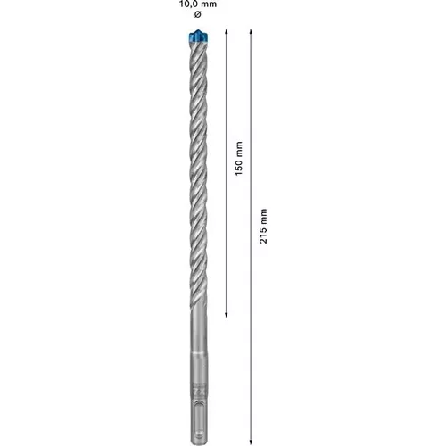 Vrták do kladiv EXPERT SDS plus-7X, 10 × 150 × 215 mm BOSCH 2608900098