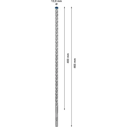 Vrták do kladiv EXPERT SDS plus-7X, 12 × 400 × 465 mm BOSCH 2608900113