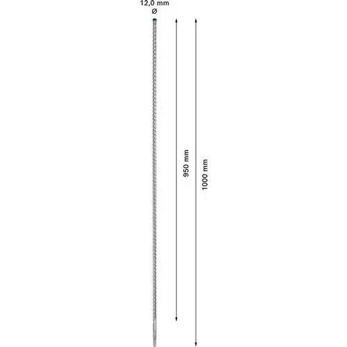 Vrták do kladiv EXPERT SDS plus-7X, 12 × 950 × 1000 mm BOSCH 2608900115