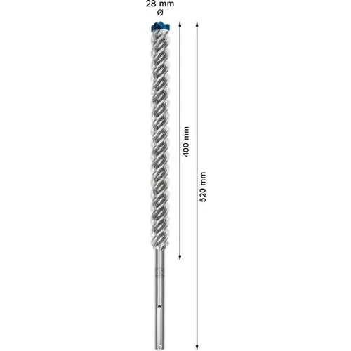 Vrták do kladiv EXPERT SDS max-8X, 28 × 400 × 520 mm BOSCH 2608900248