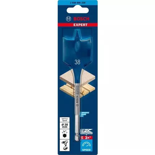 Plochý frézovací vrták do dřeva EXPERT Self Cut Speed 38×152 mm BOSCH 2608900329