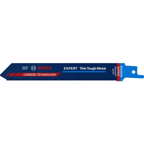 Listy do pily ocasky S 922 EHM EXPERT Thin Tough Metal, 1 ks BOSCH 2608900360