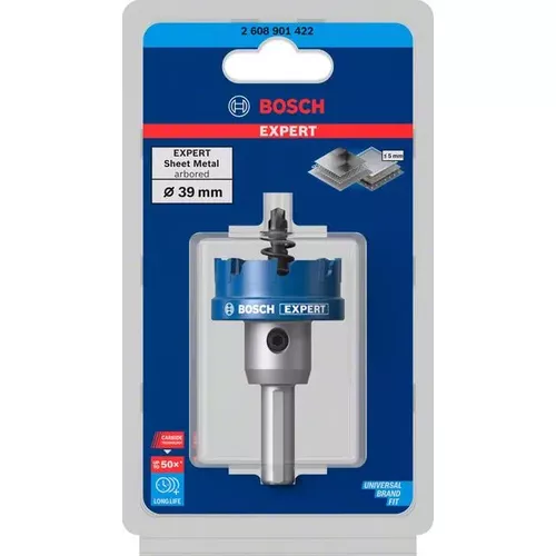 Děrovka EXPERT Sheet Metal 39 mm BOSCH 2608901422