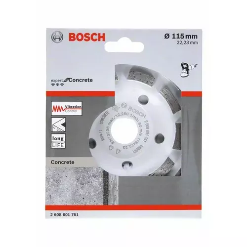 Diamantový hrncový kotouč Expert for Concrete s dlouhou životností  BOSCH 2608601761