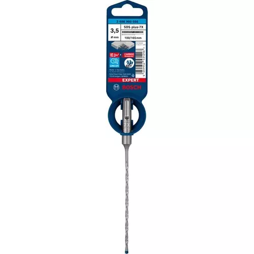 Vrták do kladiv EXPERT SDS plus-7X, 3,5 × 100 × 165 mm BOSCH 2608900056