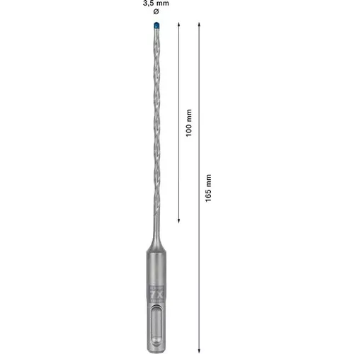 Vrták do kladiv EXPERT SDS plus-7X, 3,5 × 100 × 165 mm BOSCH 2608900056