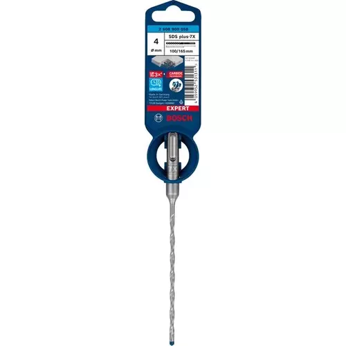 Vrták do kladiv EXPERT SDS plus-7X, 4 × 100 × 165 mm BOSCH 2608900058