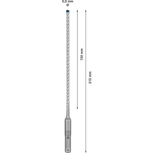 Vrták do kladiv EXPERT SDS plus-7X, 5 × 150 × 215 mm BOSCH 2608900061