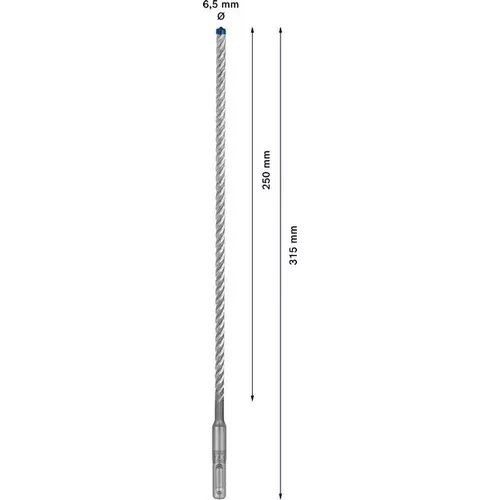 Vrták do kladiv EXPERT SDS plus-7X, 6,5 × 250 × 315 mm BOSCH 2608900081